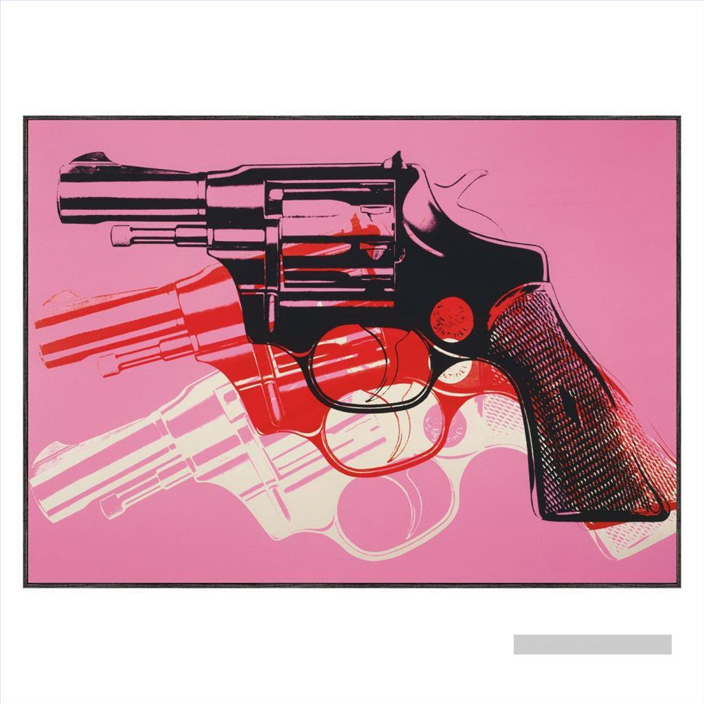 Pistolet 2 Andy Warhol Peintures à l'huile
